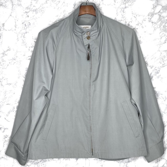 ⭐️ LONDON FOG 70s Men’s Rare Big Ben Charm Bomber Jacket Made In USA Size 46 R - Picture 2 of 14